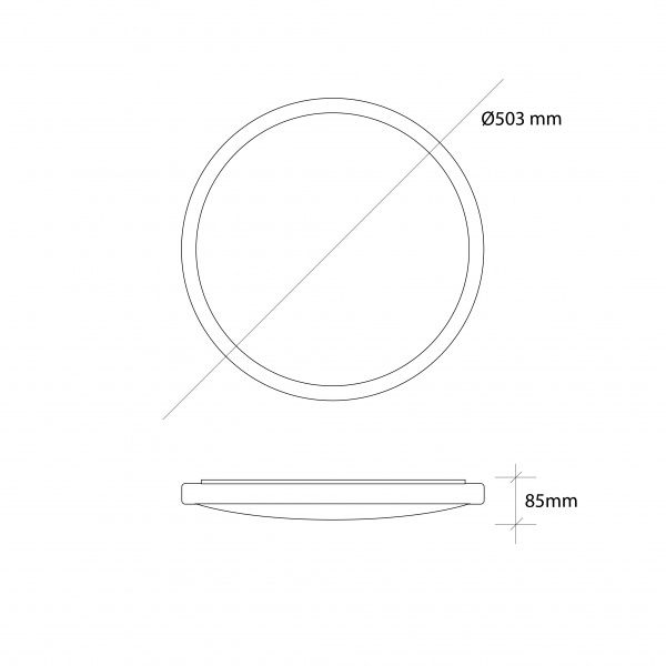 Светильник светодиодный Светкомплект CRY-R RGB TX IR RC с пультом ДУ 60 Вт белый/хром 2800-6000 К