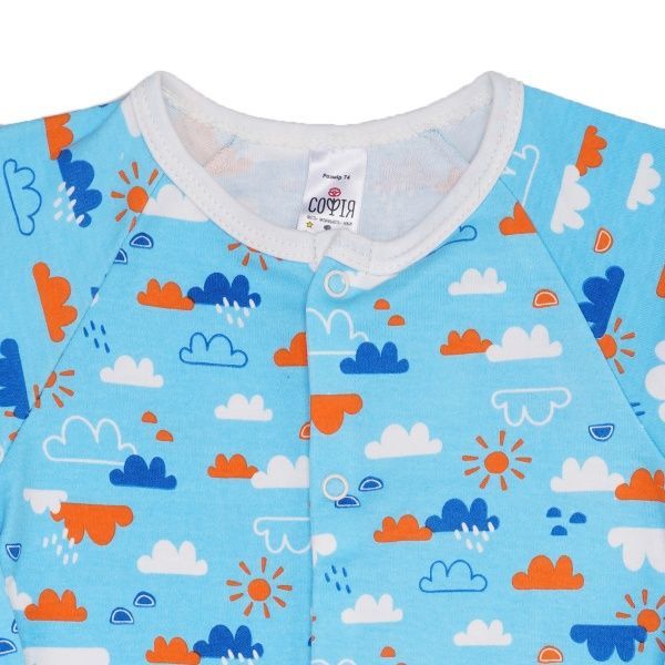 Чоловічок ТМ Софія Blue Clouds р.80 блакитний 120180 