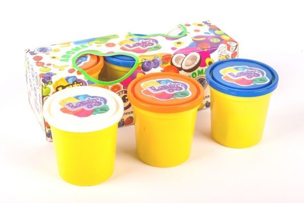 Тесто для лепки OKTO 3 стакана по 90 г Арома 41024