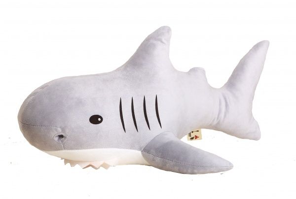 М'яка іграшка Анна Акула сіра 50 см