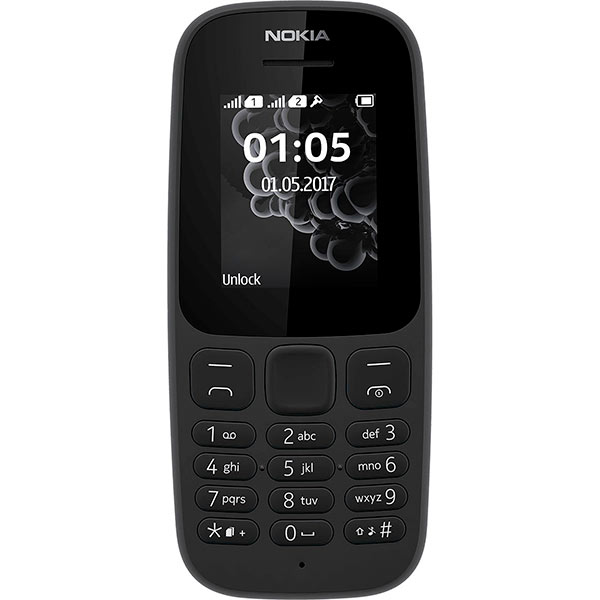Мобильный телефон Nokia 105 Single Sim New Black (A00028356)