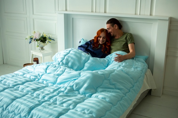 Ковдра Valentino Hand Made №650 Зимова з евкаліптом (2200000857910) 155х215 см MirSon