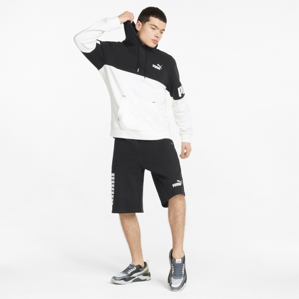 Шорти Puma Power Colorblock Shorts 84739101 р. 2XL чорний