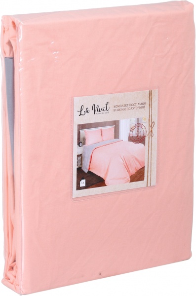 Комплект постільної білизни Моно 2 рожевий La Nuit 