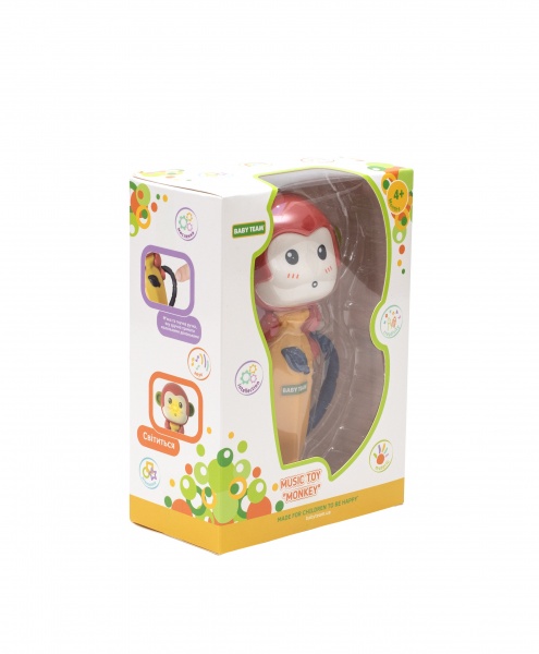 Іграшка музична Baby Team Мавпочка 8619