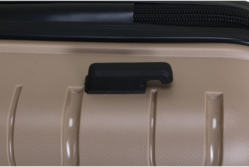 Чемодан Compass №XY007 S 36 л капучино 49x35x21 см