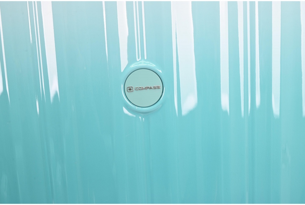 Чемодан Compass MS-2693 90 л синий с голубым 53x29x75 см L