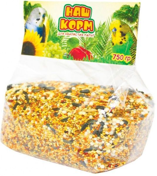 Корм для волнистых попугаев 750 г