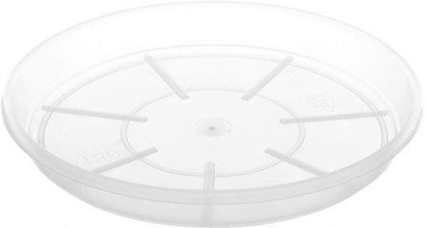 Піддон пластиковий прозорий круглий (948711) безбарвний 