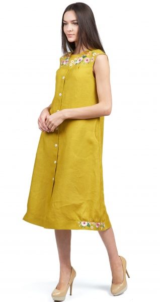 Платье Эдельвика 577-20/00 желтая р. XL желтый 