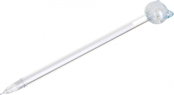 Ручка гелевая Лунный котик прозрачный 