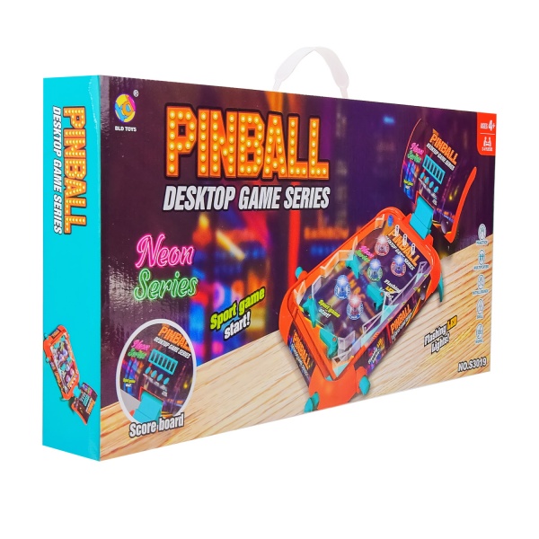 Игра настольная Настольный пинбол S3019