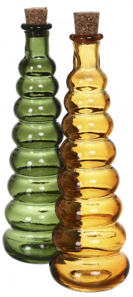 Бутылка с пробкой Bolas 120 мл желто-золотая San Miguel