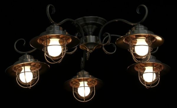 Люстра Arte Lamp A4579PL-5WG 6x60 Вт E27 античная бронза Lanterna 