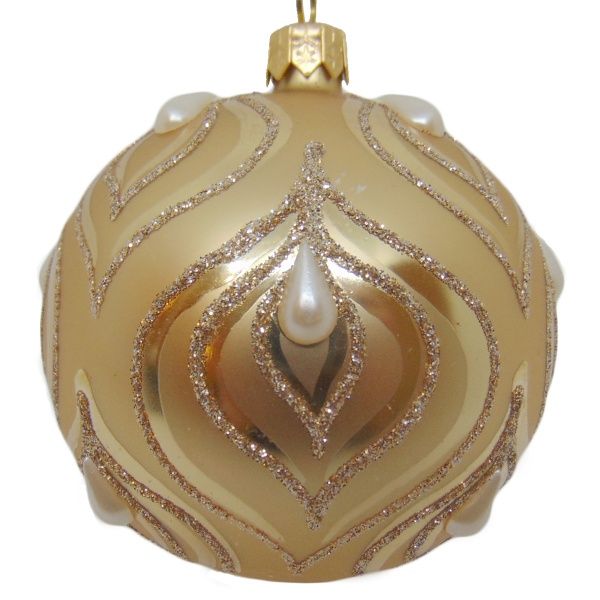 Шар новогодний d80 9089 серебро