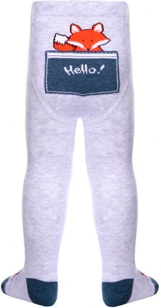 Колготки дитячі Conte-Kids TIP-TOP 440 р.62-74 світло-сірий 