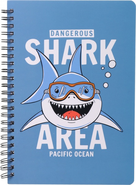 Блокнот Акула 14,5х21 см Mikirei
