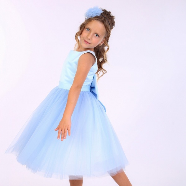 Платье Maya-MI Сердце на спинке 0105-0030-20 р.110 светло-голубой 