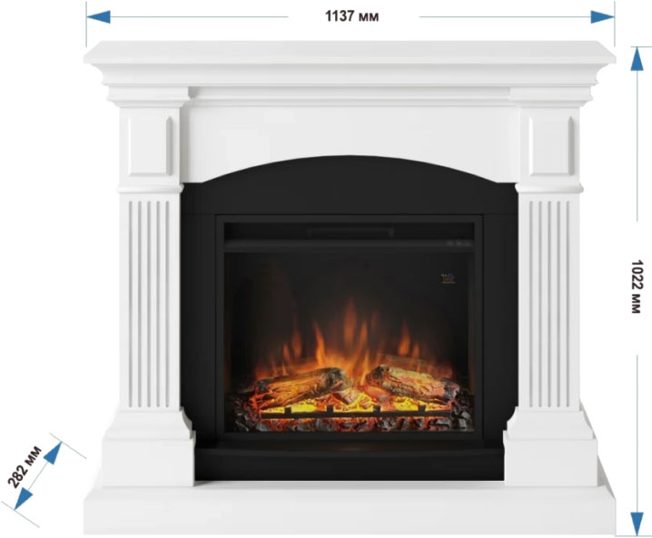 Камінокомплект Tagu Magna білий