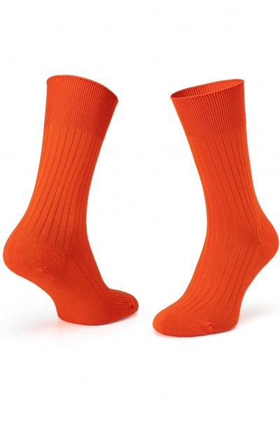 Шкарпетки KRAGO Zucca Ribbed sk-2-010 р.43-46 помаранчевий