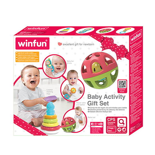 Ігровий набір Winfun піраміда, телефон, брязкальце, гризунок 3035-NL