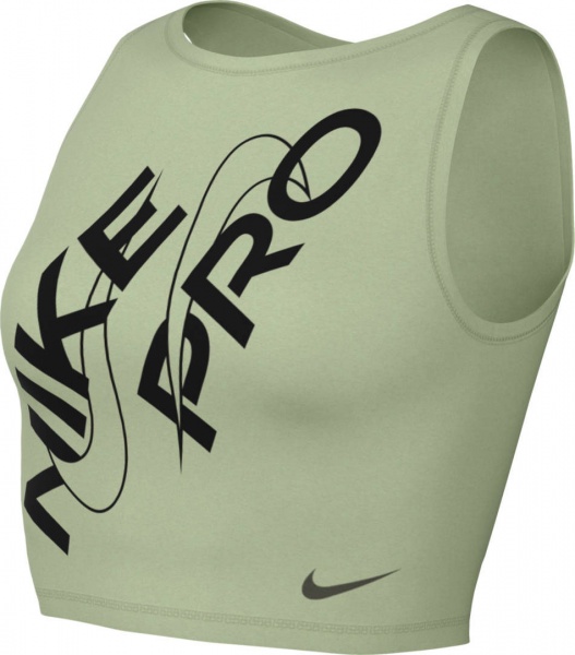 Майка Nike W NP DF CROP TANK GRX FB5261-343 р.L зелений