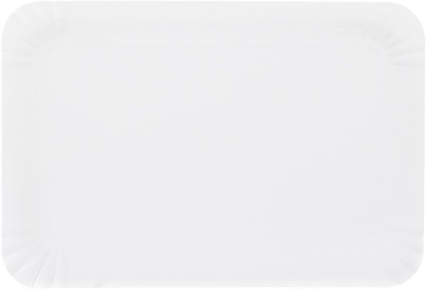 Тарелка бумажная Weekend прямоугольная 14*20 см 25 шт.