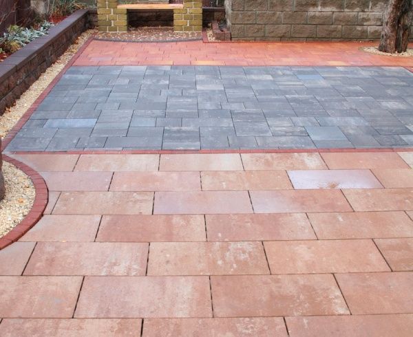 Тротуарна плитка Золотой Мандарин Моноліт 600x400x80 мм тренто