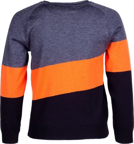 Джемпер Flash р.128 серый с оранжевым/черный 18B075-5-1111 