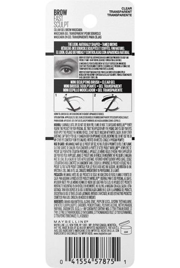 Тушь для бровей Maybelline New York Brow Fast Sculpt 10 Clear 2,8 мл