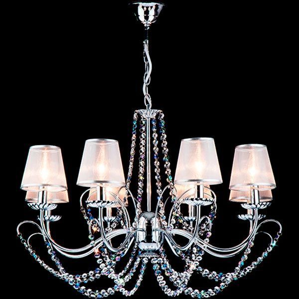 Люстра підвісна Strotskis Gloria 8x40 Вт E14 хром/срібло 10069/8 