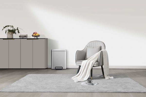 Ведро с педалью Eko MADISON 12 л хром