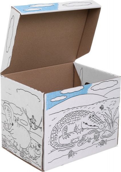 Ящик для зберігання Global-Pak One білий 260x340x250 мм