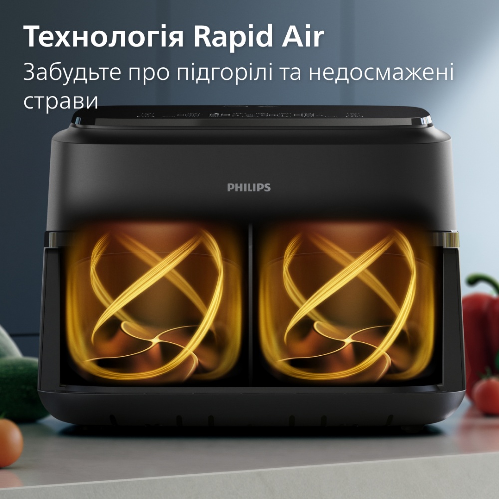Мультипіч Philips Ovi Dual Flex NA150/00 з кошиком 2-в-1