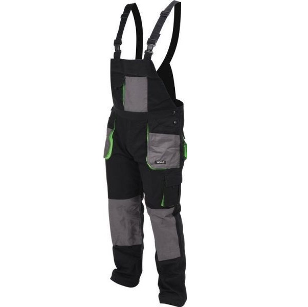 Полукомбинезон рабочий YATO р. M YT-80171 черный с серым