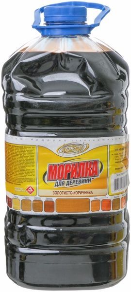 Морилка Блеск М-4 5 л золотисто-коричневый мат 4 кг