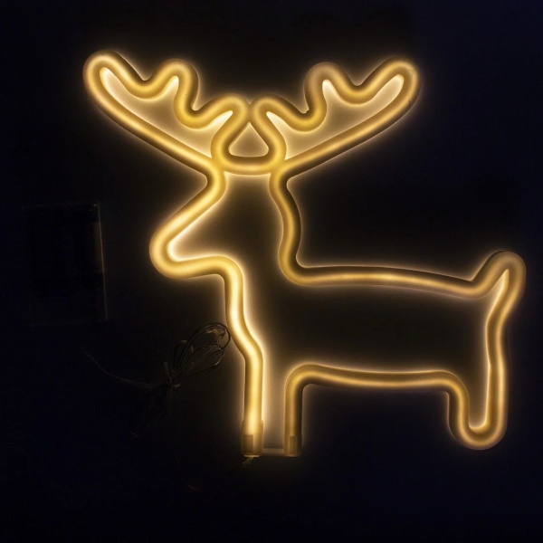 Фигурка с подсветкой Девилон Олень, теплый цвет, 140618 26x1,7 28 см 