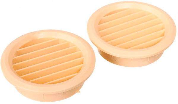 Решетка Вентс МВ 50/2 бВ пластик бежевый 