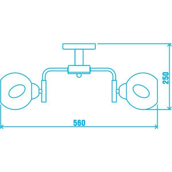 Люстра стельова Victoria Lighting 5x40 Вт E27 бронза Macau/PL5 