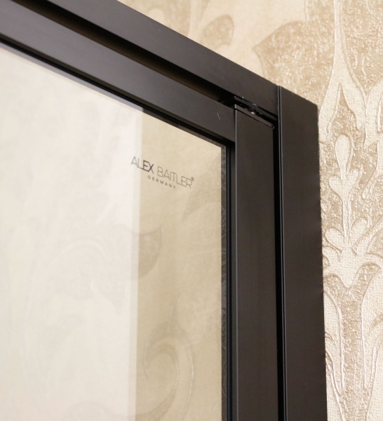 Душове огородження Alex Baitler LITE BLACK 90х90х195 см