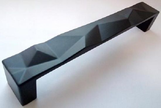 Меблева ручка 192 мм чорний DC DL 21/192 BLKM