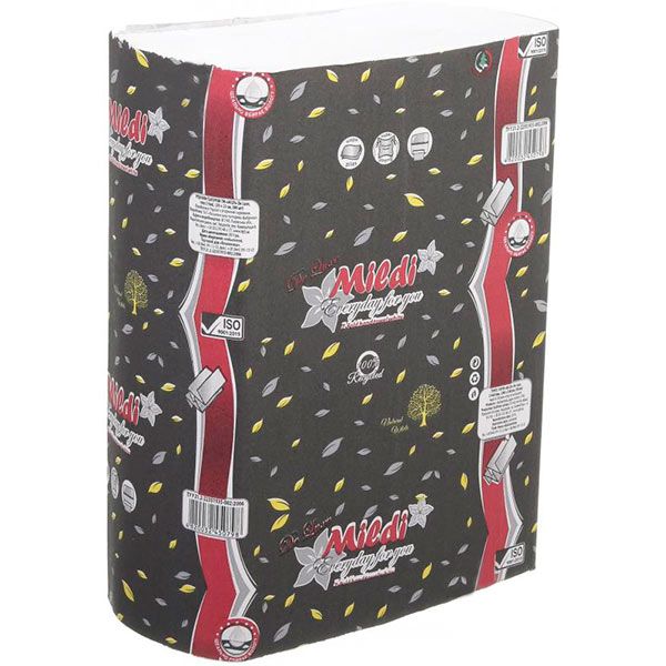 Бумажные полотенца Кохавинка 23х20 см двухслойная 200 шт.