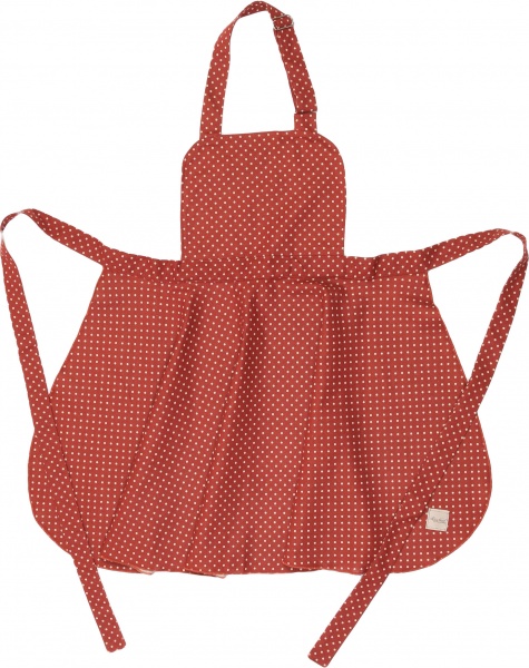 Фартук Lucy Бордо горошек La Nuit