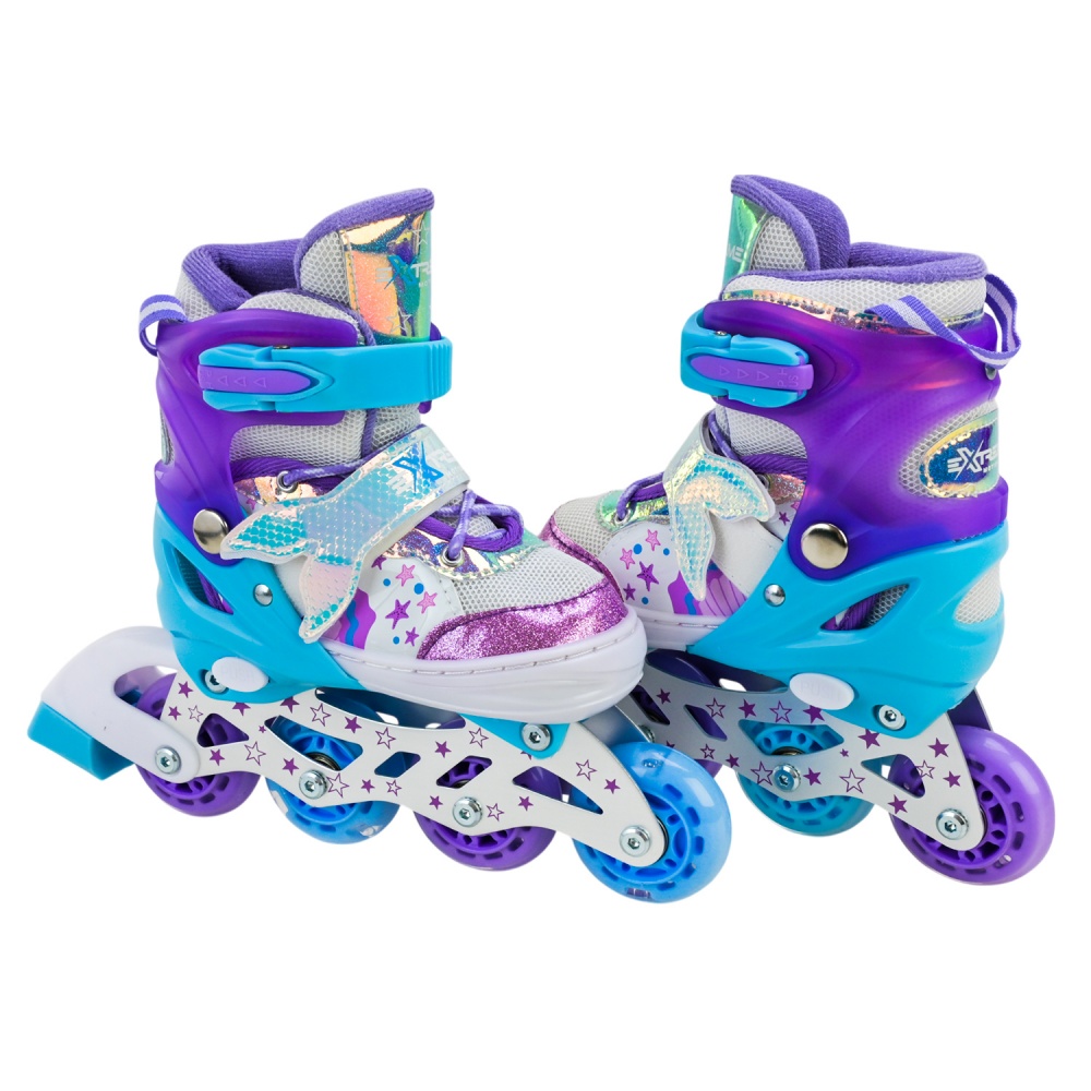 Роликовые коньки Shantou Extreme Motion M RL25434 р. 34-37 фиолетовый