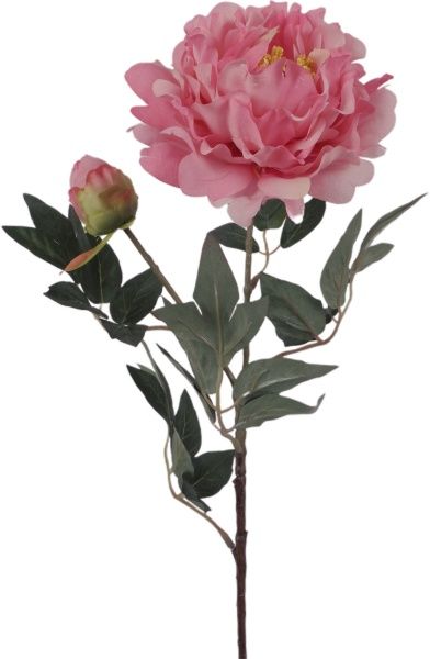 Растение искусственное Пион розовый 27307