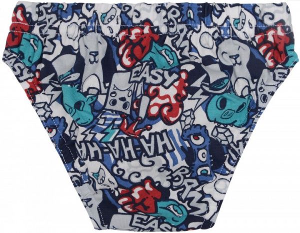 Трусы для мальчиков Bibo 21032 р.128 белый с синим 