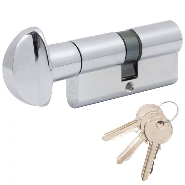 Цилиндр Cortellezzi Primo 117F 30x30 ключ-вороток 98 мм хром