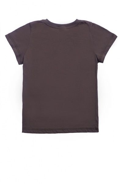 Футболка для хлопчиків Luna Kids з принтом Lets Go Wild р.140 графіт 