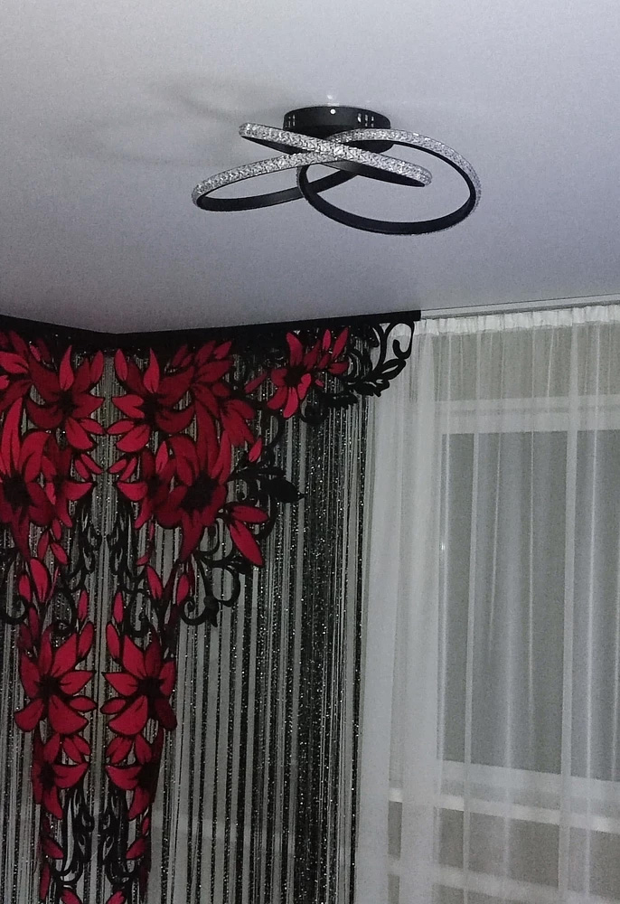 Люстра светодиодная ESLLSE VITA 3x80 Вт LED-модуль черный 10124