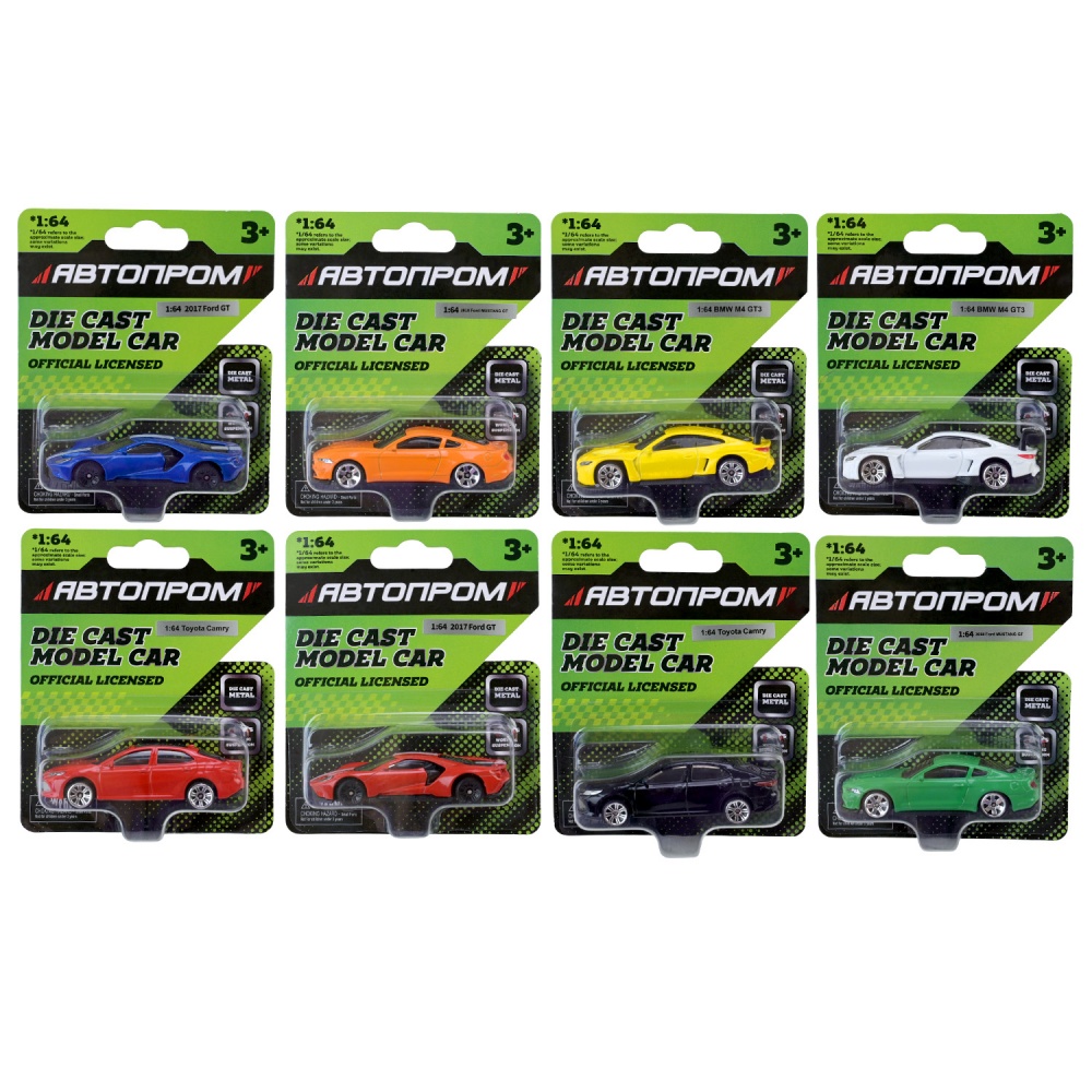 Автомодель Автопром 1:64 микс моделей AP6405